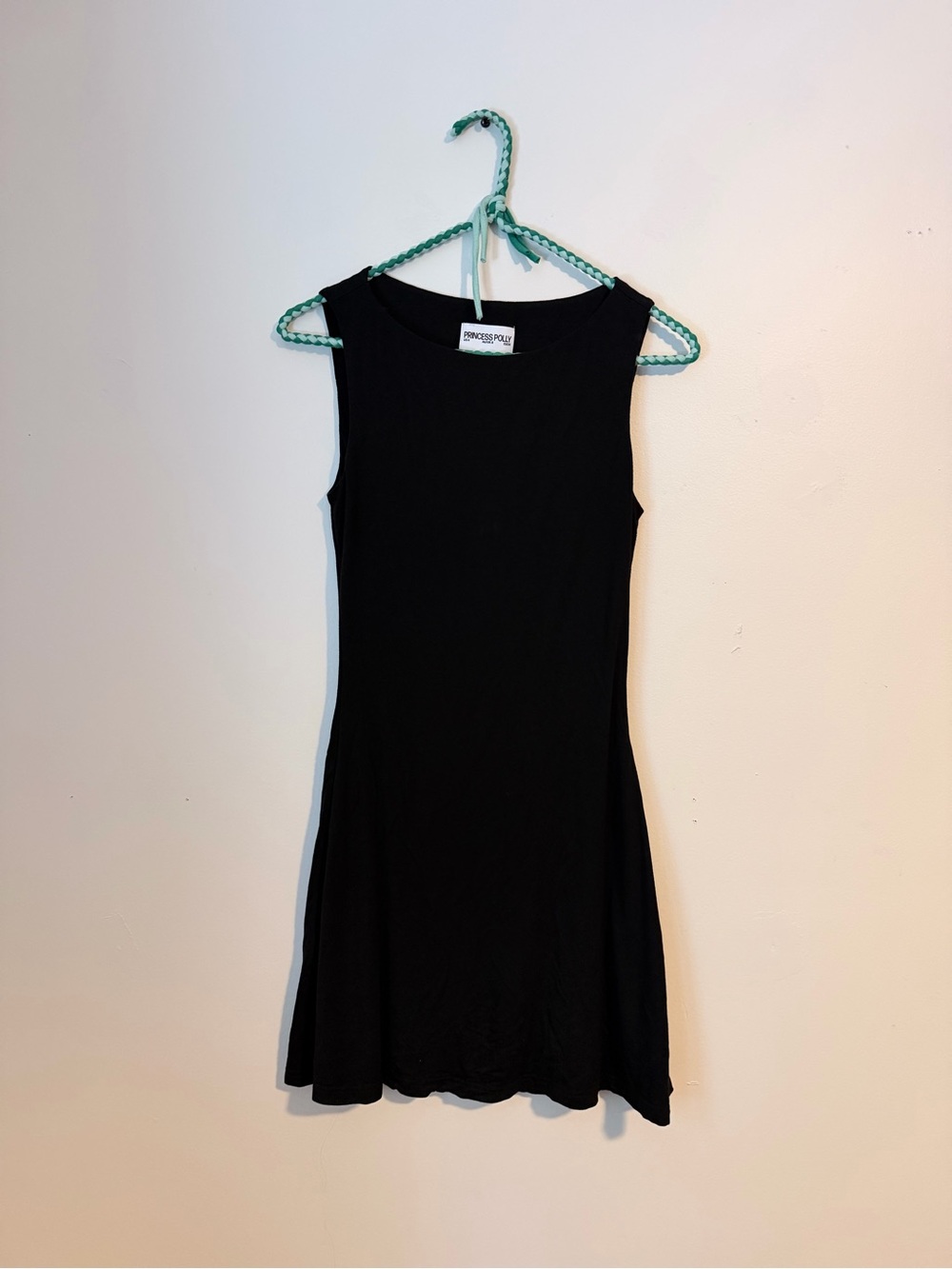 Princess Polly Black Sleeveless A-Line Dress